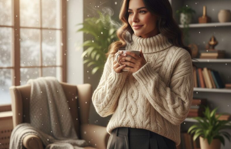 بافت زنانه؛ ترکیب گرما و زیبایی در فصل‌های سرد
