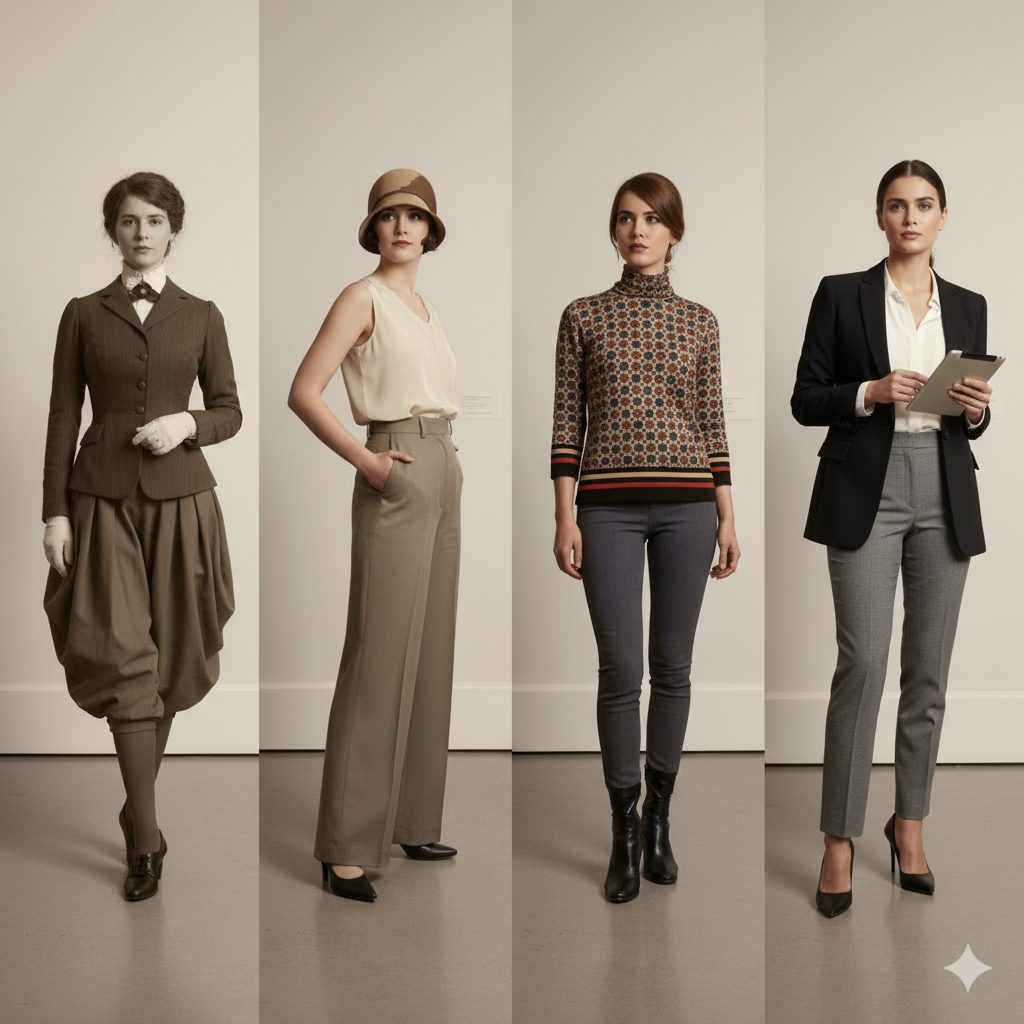 شلوار زنانه از پرکاربردترین بخش‌های کمد لباس زنان